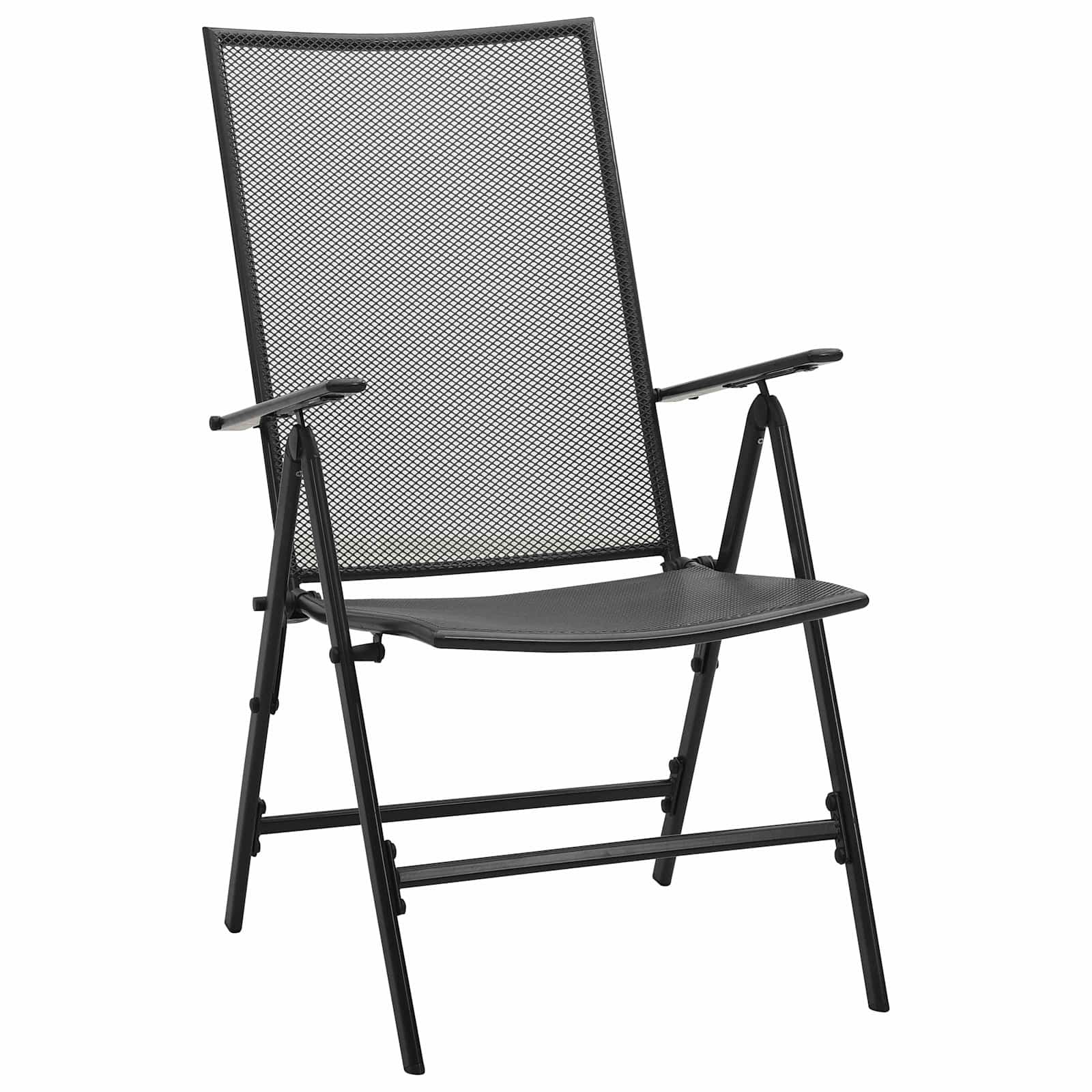 Set da Pranzo per Giardino 9 pcs Antracite Acciaio | homemem39