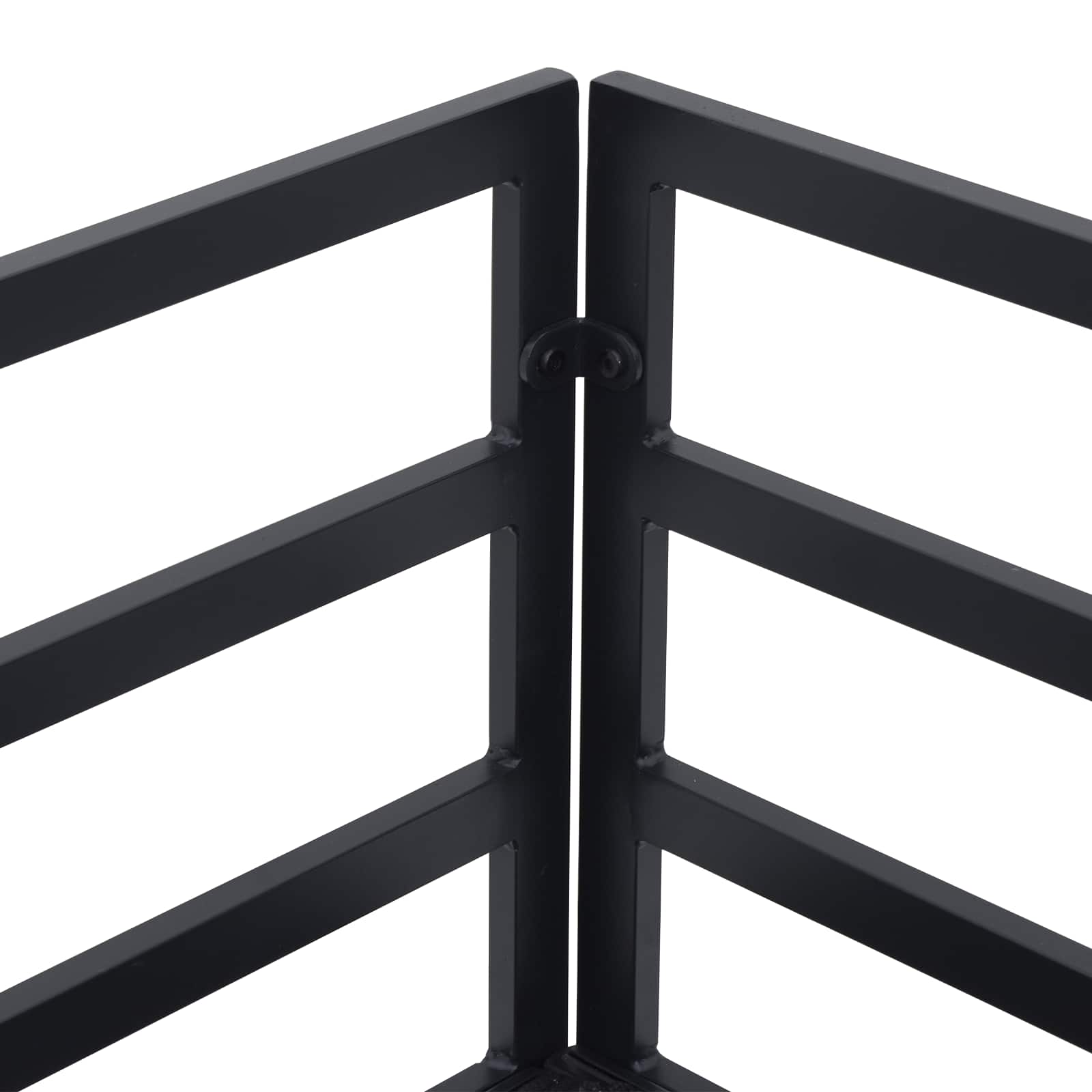 Set Divano da Giardino con cuscino 8 pcs Nero Alluminio | homemem39