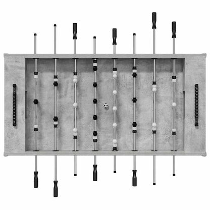 Tavolo da Calcio 2 pcs Grigio cemento 146,5 x 74 x 85 cm