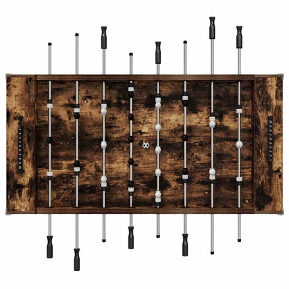 Tavolo da Calcio 2 pcs Rovere fumé 146,5 x 74 x 85 cm