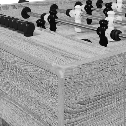 Tavolo da Calcio 2 pcs Grigio Sonoma 146,5 x 74 x 85 cm