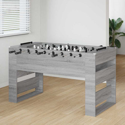 Tavolo da Calcio 2 pcs Grigio Sonoma 146,5 x 74 x 85 cm