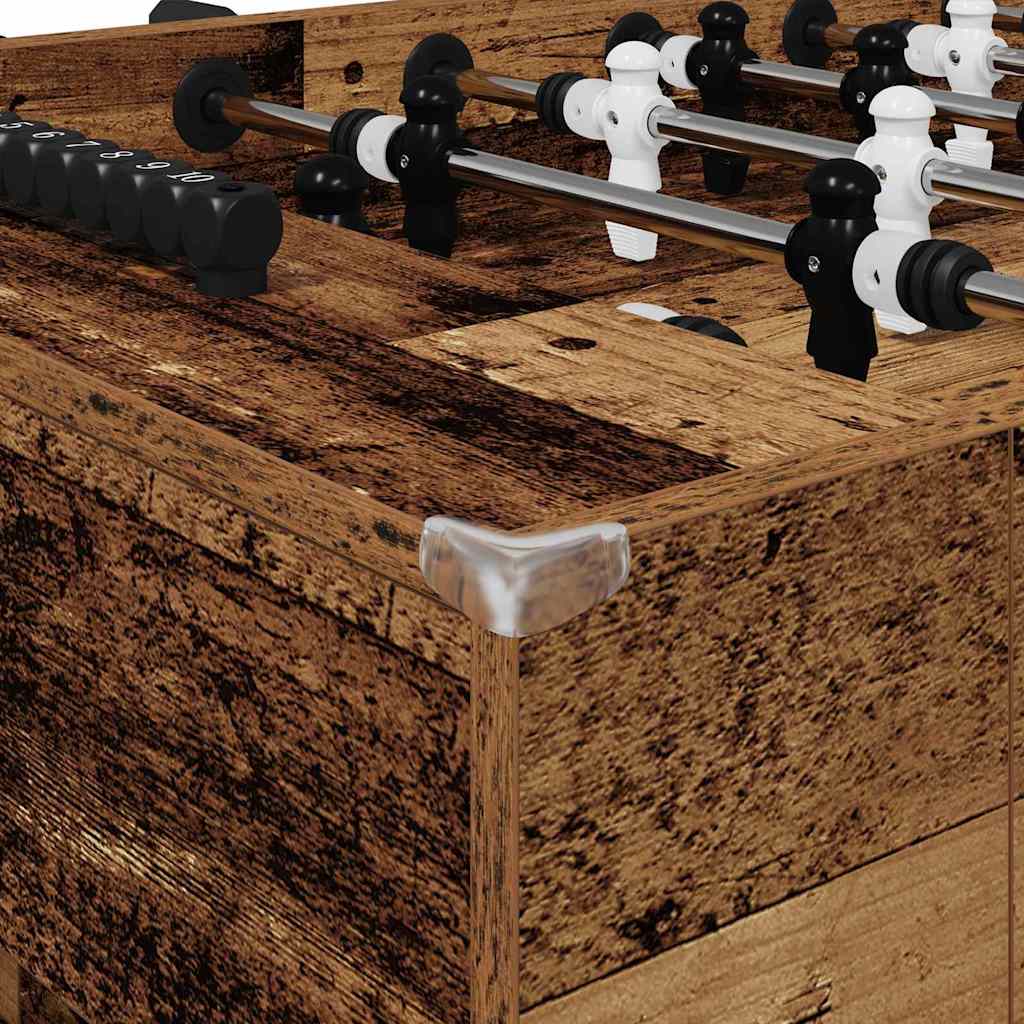 Tavolo da Calcio 2 pcs Legno vecchio 146,5 x 74 x 85 cm