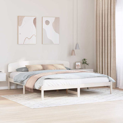 Struttura del letto Bianco 180 x 200 cm Pino massello | homemem39