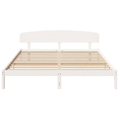 Struttura del letto Bianco 180 x 200 cm Pino massello | homemem39