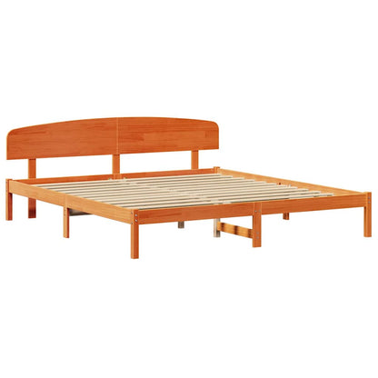 Struttura del letto Marrone cerato 180 x 200 cm Pino massello | homemem39
