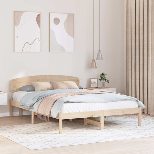 Struttura del letto Naturale 160 x 200 cm Pino massello | homemem39