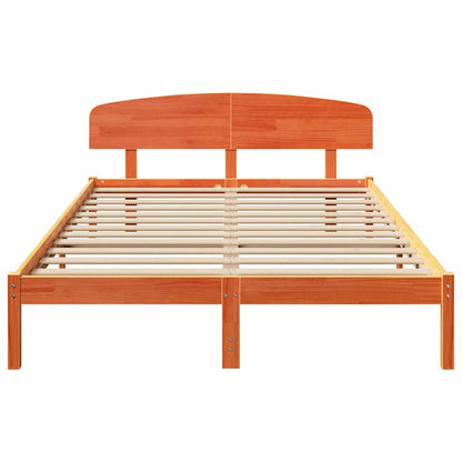 Struttura del letto Marrone cerato 160 x 200 cm Pino massello | homemem39