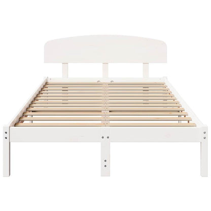 Struttura del letto Bianco 120 x 200 cm Pino massello | homemem39