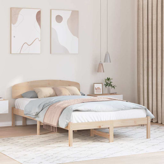Struttura del letto Naturale 140 x 190 cm Pino massello | homemem39