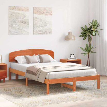 Struttura del letto Marrone cerato 135 x 190 cm Pino massello | homemem39