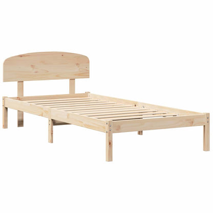 Struttura del letto Naturale 90 x 200 cm Pino massello | homemem39