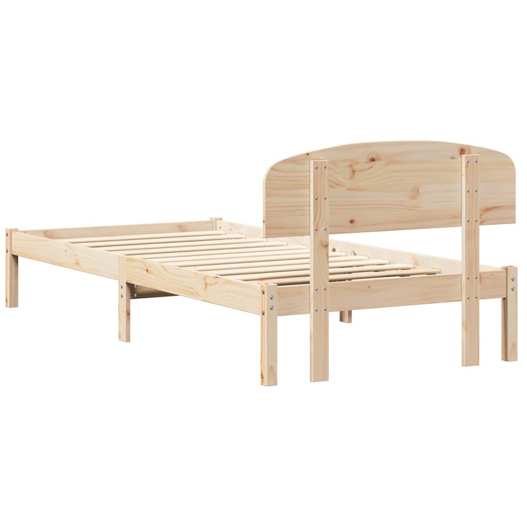 Struttura del letto Naturale 80 x 200 cm Pino massello | homemem39
