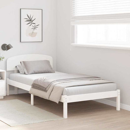 Struttura del letto Bianco 80 x 200 cm Pino massello | homemem39
