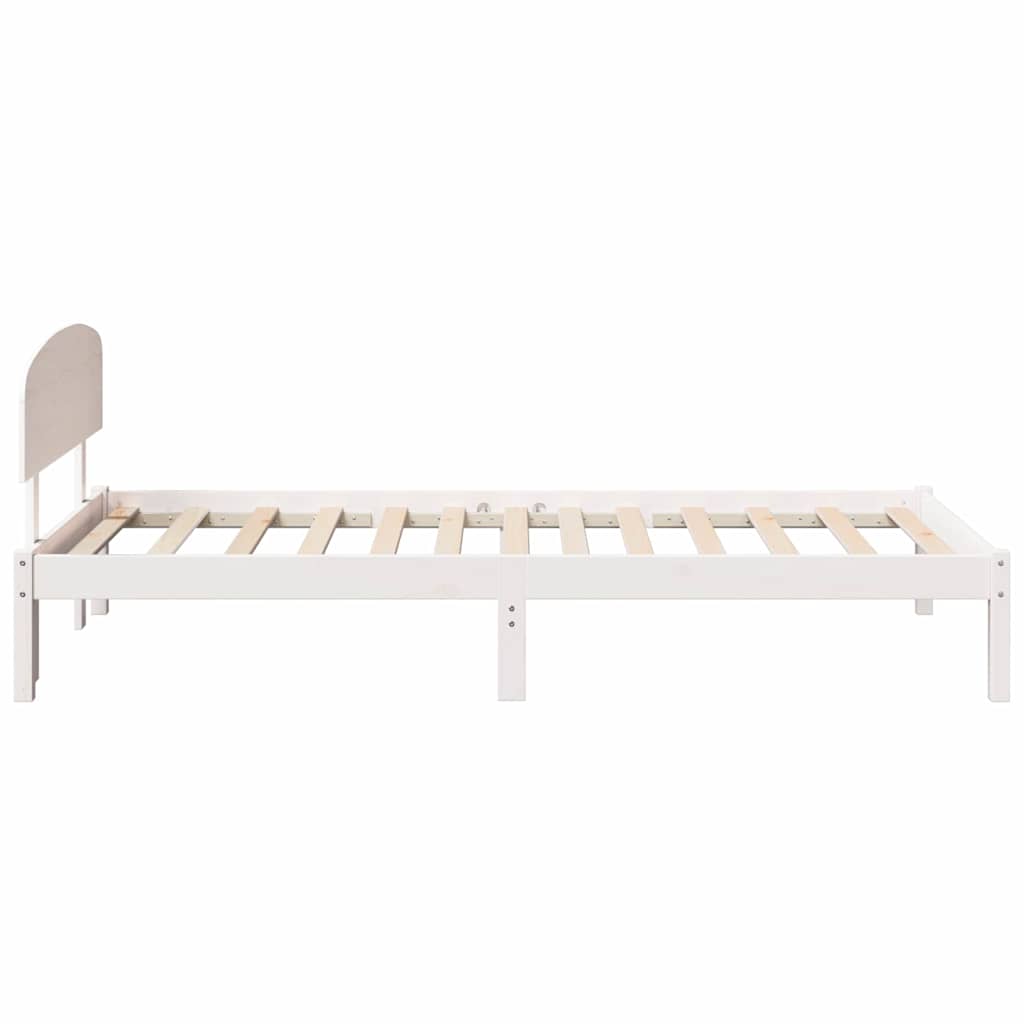 Struttura del letto Bianco 80 x 200 cm Pino massello | homemem39