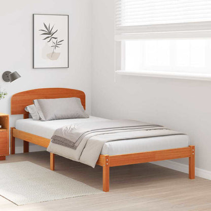 Struttura del letto Marrone cerato 80 x 200 cm Pino massello | homemem39