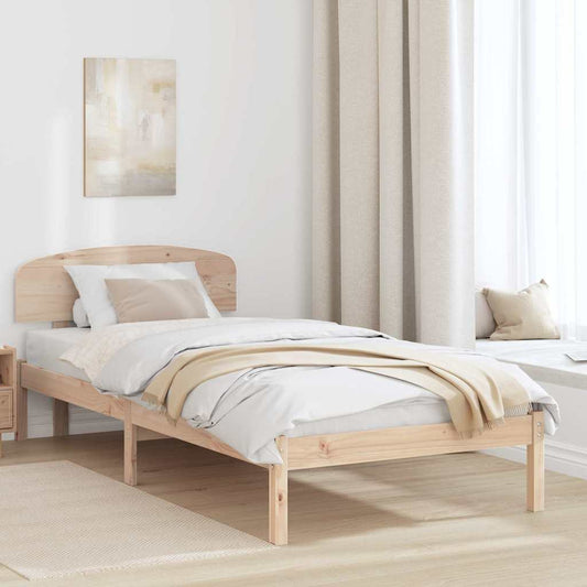 Struttura del letto Naturale 90 x 190 cm Pino massello | homemem39