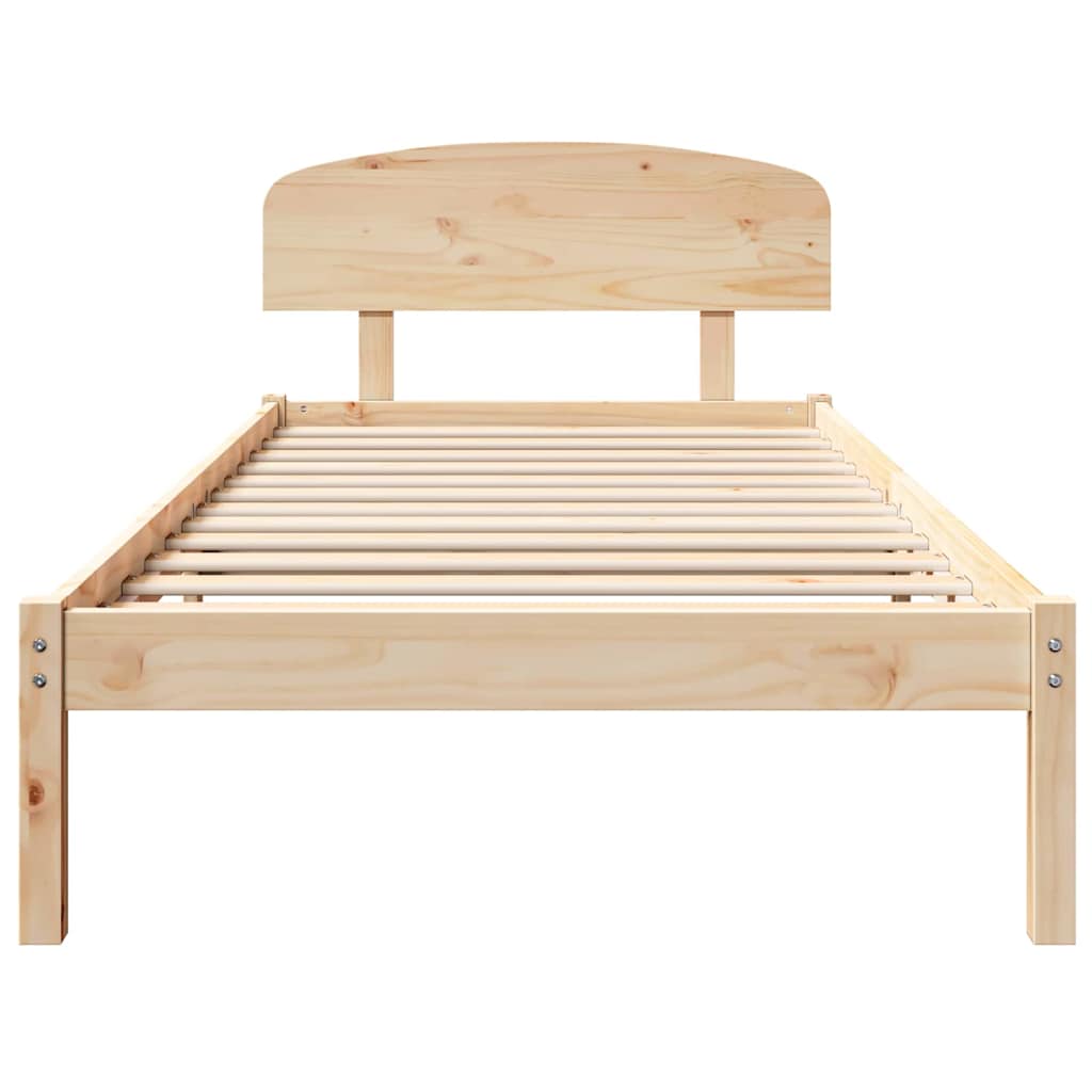 Struttura del letto Naturale 90 x 190 cm Pino massello | homemem39