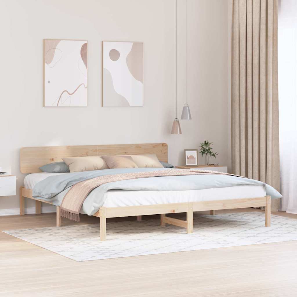 Struttura del letto Naturale 180 x 200 cm Pino massello | homemem39