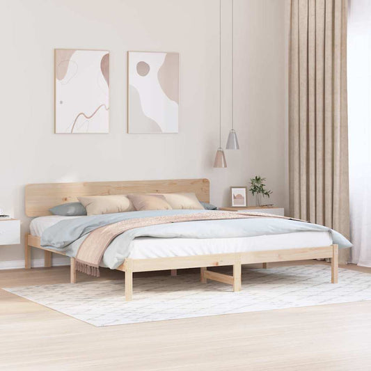 Struttura del letto Naturale 180 x 200 cm Pino massello | homemem39