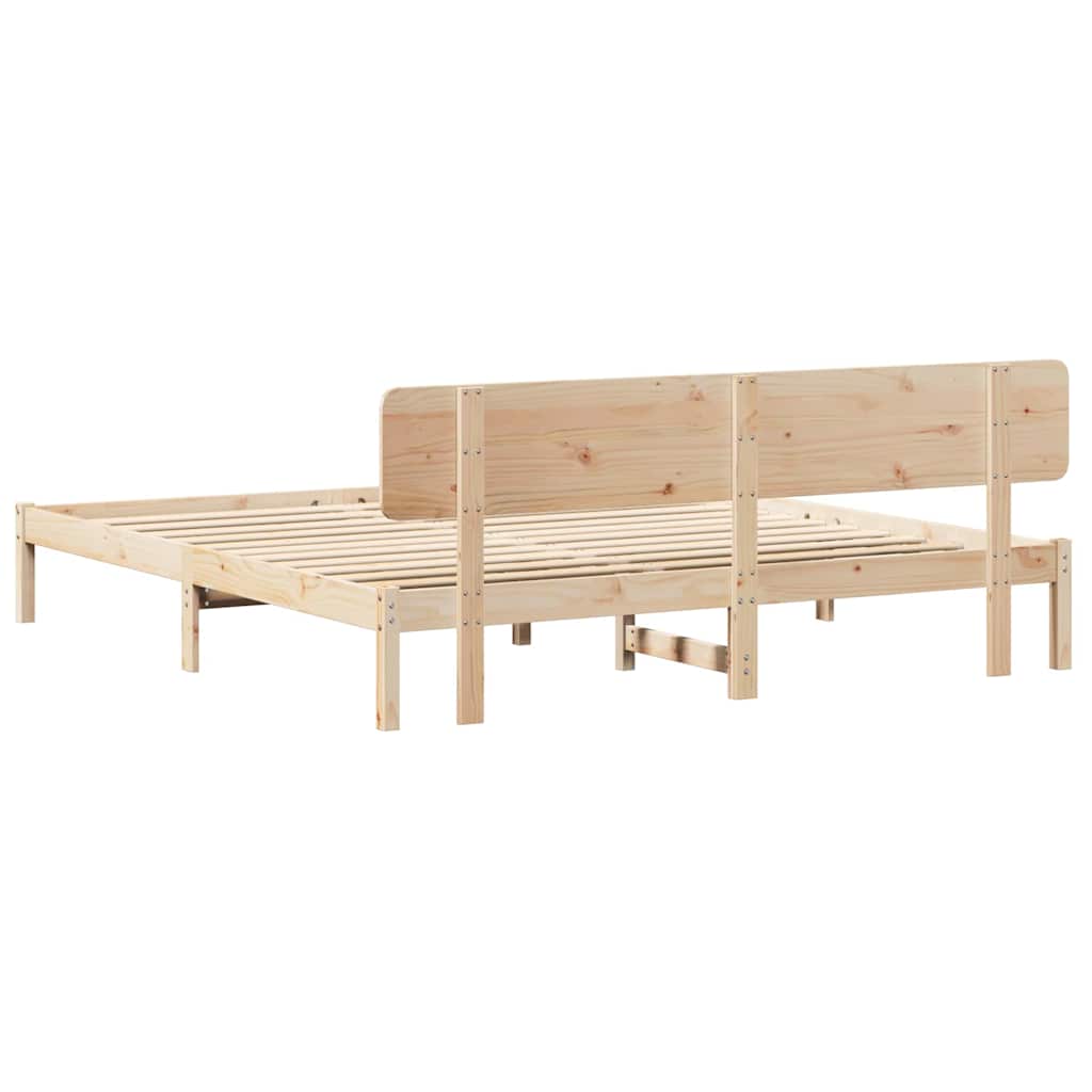 Struttura del letto Naturale 180 x 200 cm Pino massello | homemem39
