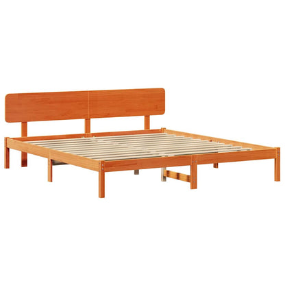 Struttura del letto Marrone cerato 180 x 200 cm Pino massello | homemem39