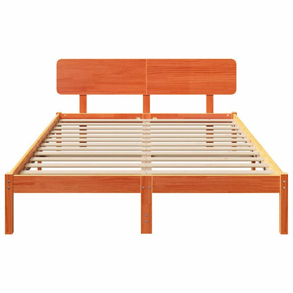 Struttura del letto Marrone cerato 150 x 200 cm Pino massello | homemem39