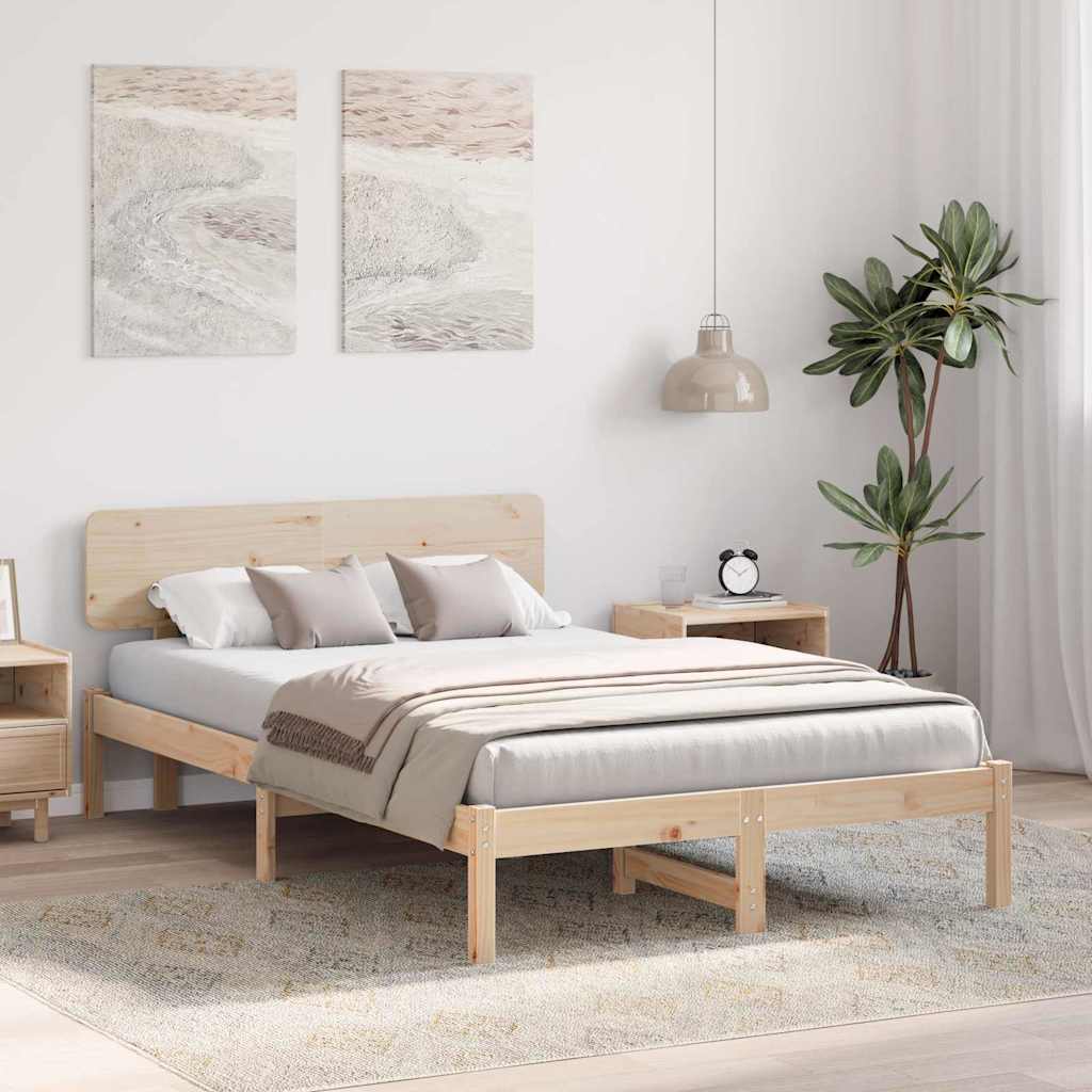 Struttura del letto Naturale 120 x 200 cm Pino massello | homemem39