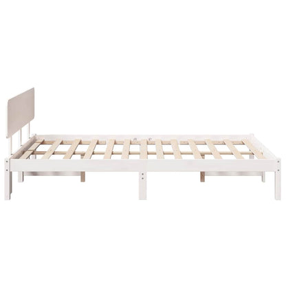 Struttura del letto Bianco 120 x 200 cm Pino massello | homemem39