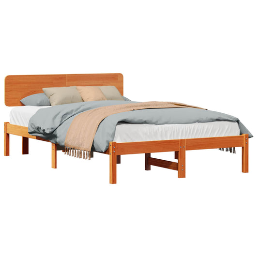Struttura del letto Marrone cerato 120 x 200 cm Pino massello | homemem39