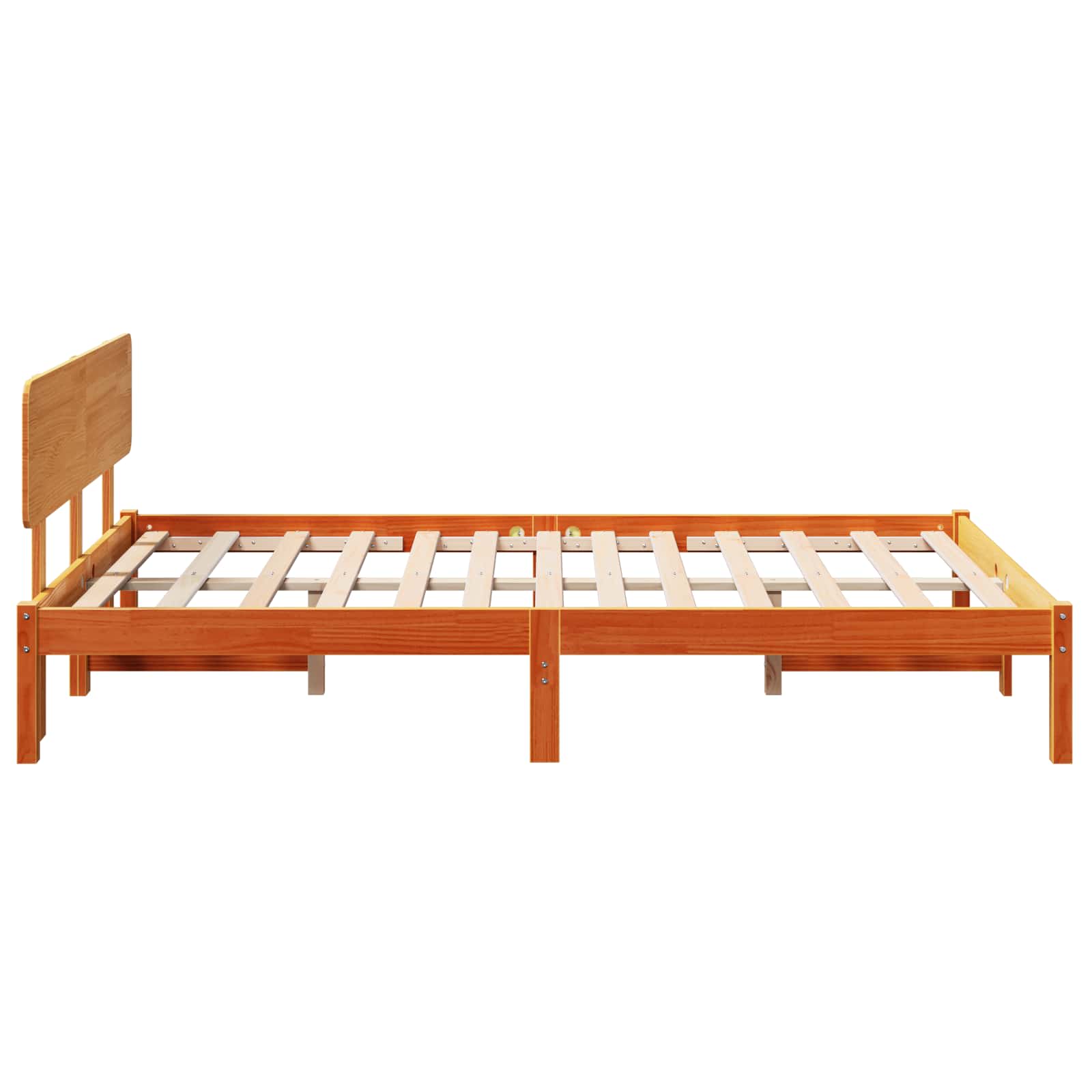 Struttura del letto Marrone cerato 120 x 200 cm Pino massello | homemem39