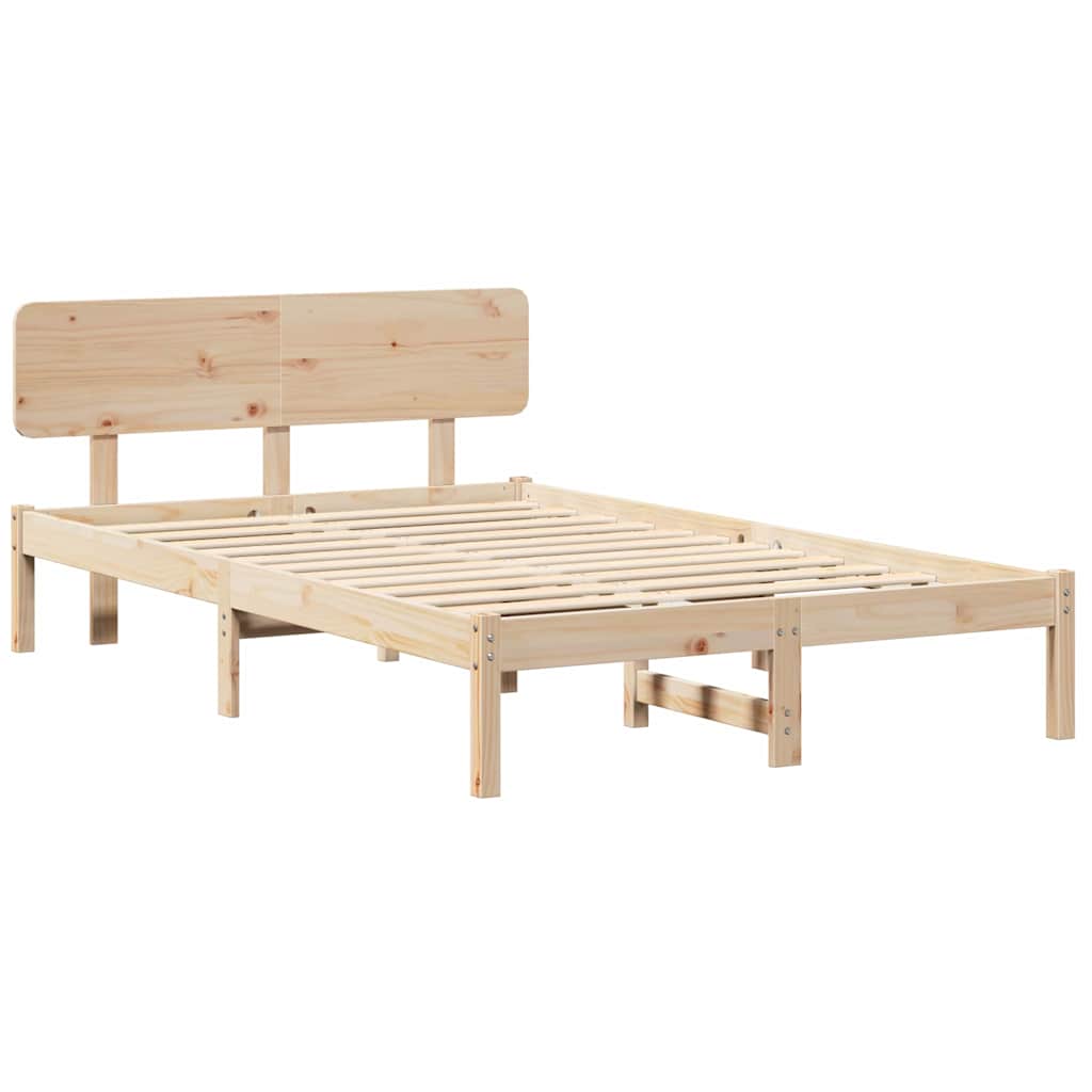 Struttura del letto Naturale 140 x 190 cm Pino massello | homemem39