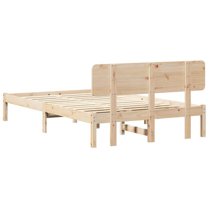 Struttura del letto Naturale 140 x 190 cm Pino massello | homemem39