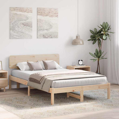 Struttura del letto Naturale 135 x 190 cm Pino massello | homemem39