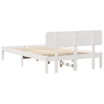 Struttura del letto Bianco 120 x 190 cm Pino massello | homemem39