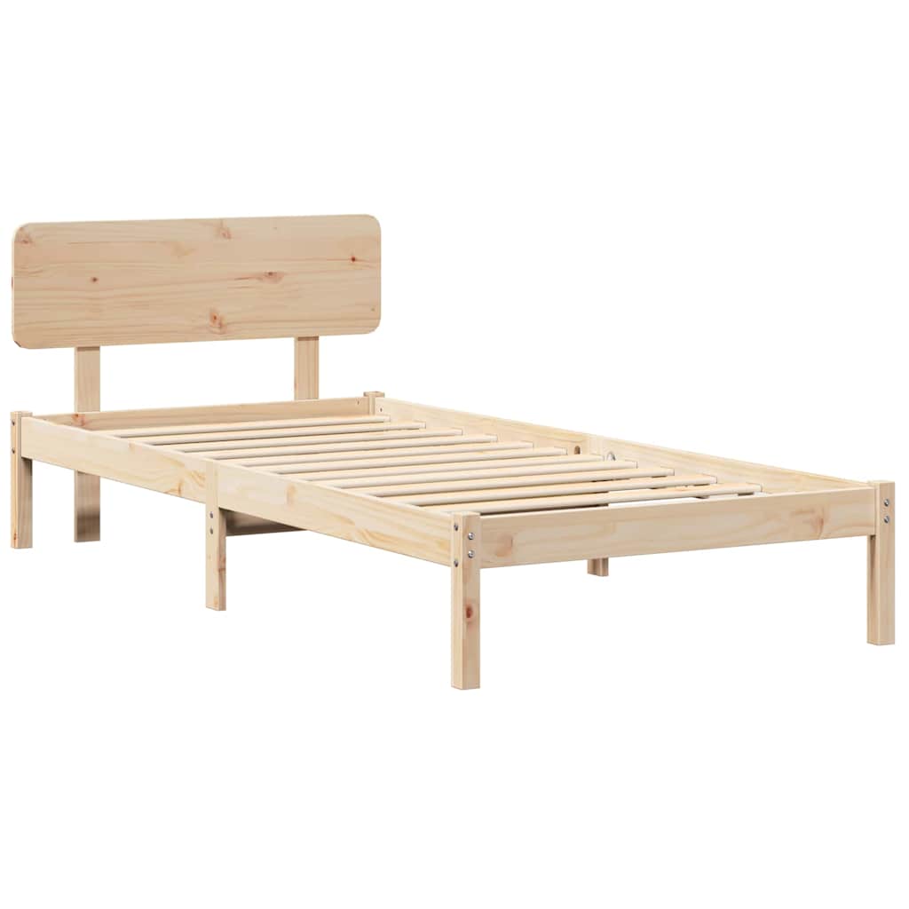 Struttura del letto Naturale 90 x 200 cm Pino massello | homemem39