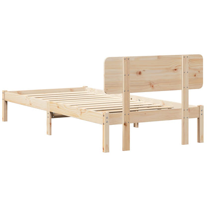 Struttura del letto Naturale 90 x 190 cm Pino massello | homemem39
