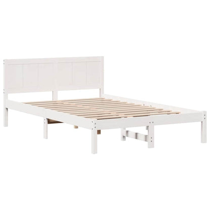 Struttura del letto Bianco 120 x 200 cm Legno massello di pino | homemem39