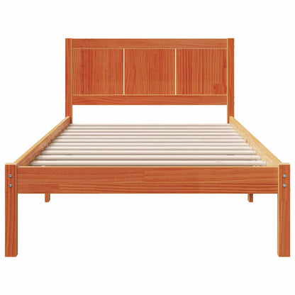 Struttura del letto Marrone 80 x 200 cm Legno massello di pino | homemem39