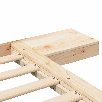 Struttura del letto Marrone 200 x 200 cm legno | homemem39
