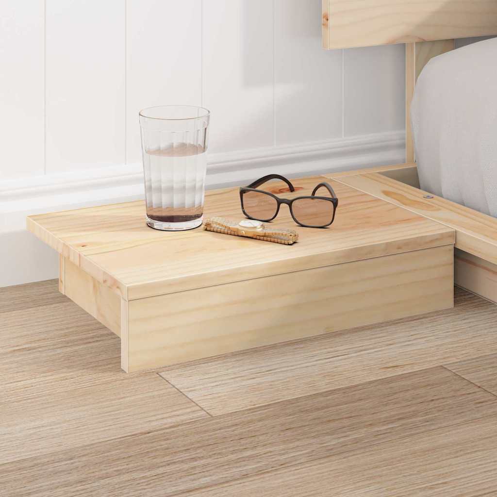 Struttura del letto Marrone 200 x 200 cm legno | homemem39
