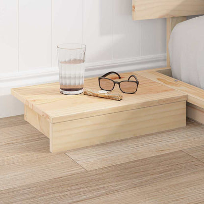 Struttura del letto Marrone 200 x 200 cm legno | homemem39