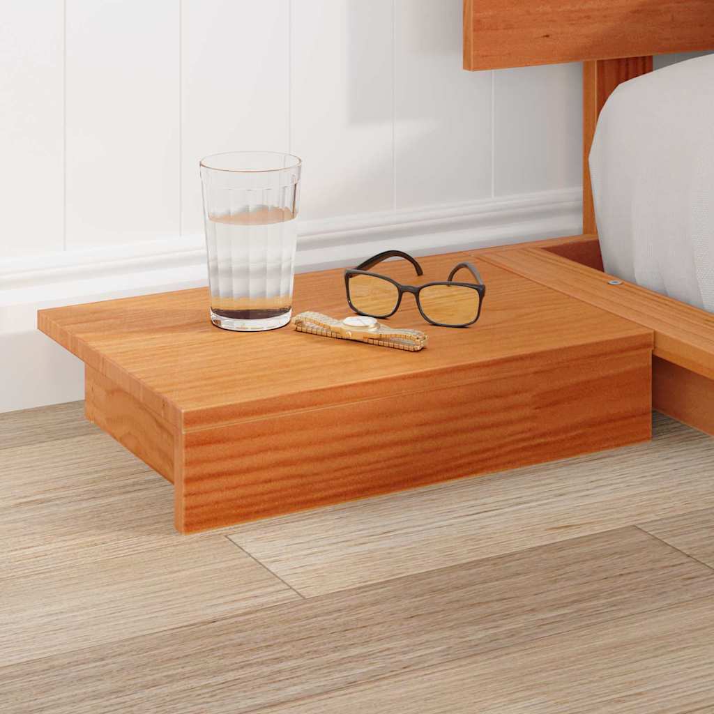 Struttura del letto Marrone 200 x 200 cm legno | homemem39
