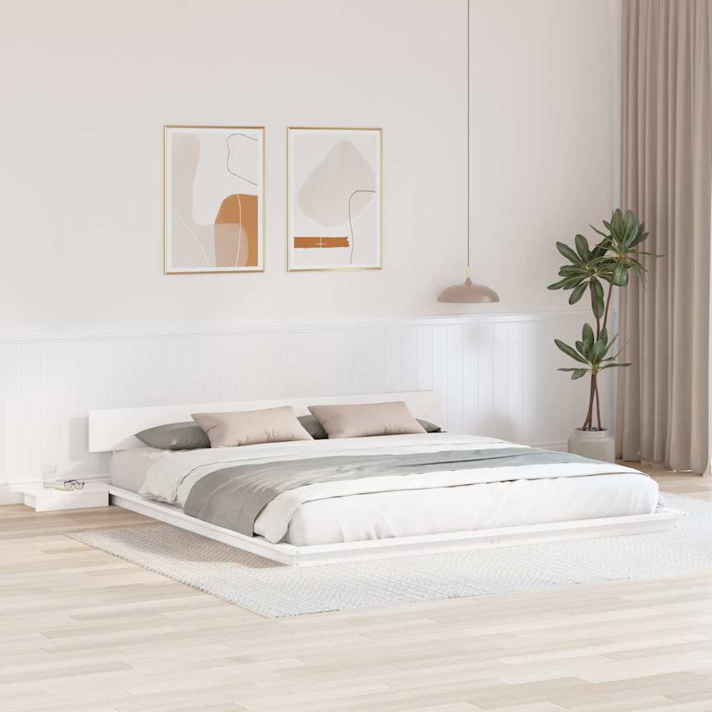 Struttura del letto Bianco 180 x 200 cm legno | homemem39