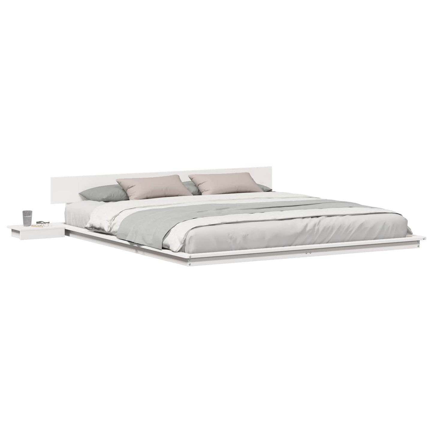 Struttura del letto Bianco 180 x 200 cm legno | homemem39