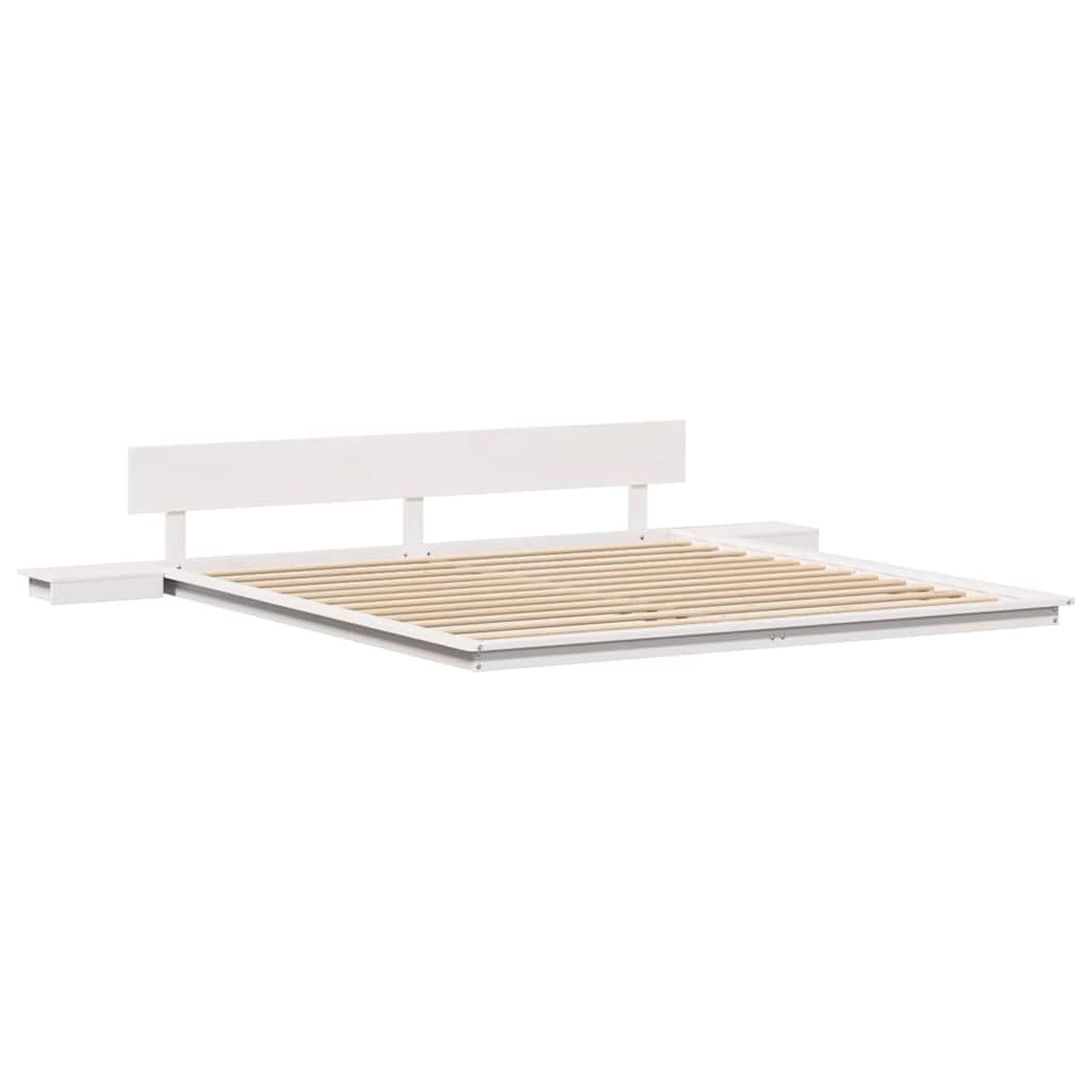 Struttura del letto Bianco 180 x 200 cm legno | homemem39