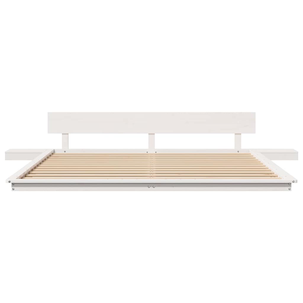 Struttura del letto Bianco 180 x 200 cm legno | homemem39