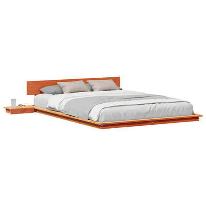 Struttura del letto Marrone 160 x 200 cm legno | homemem39