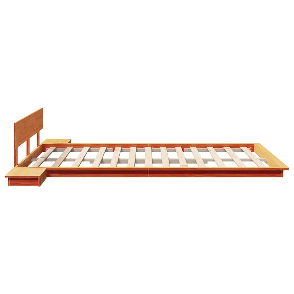 Struttura del letto Marrone 160 x 200 cm legno | homemem39