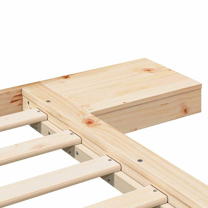 Struttura del letto Marrone 150 x 200 cm legno | homemem39